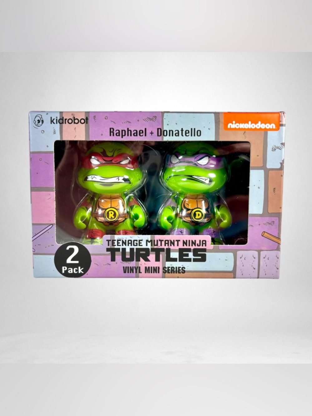Teenage Mutant Ninja Turtles - 3" Vinyl Figures - Raphael & Donatello 2 Pack